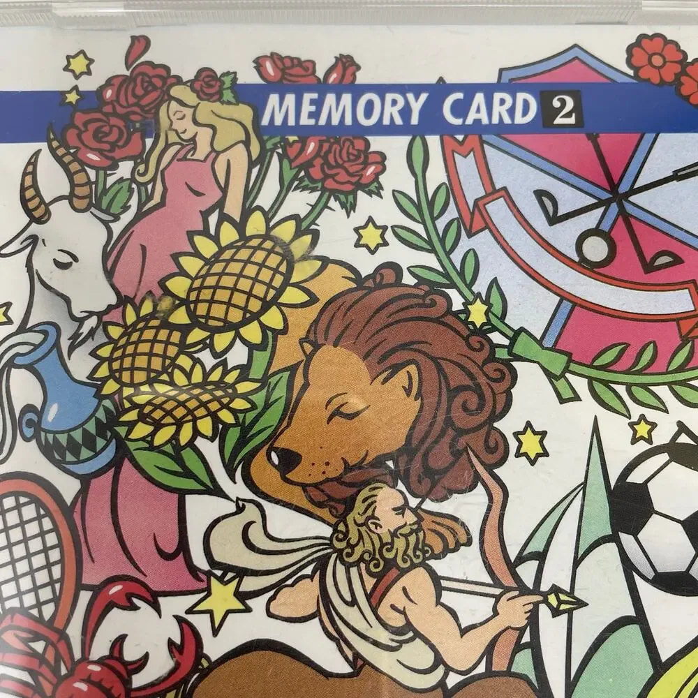 Janome 8000 Memory Card 2 Vintage Design Series Embroidery NEW-Opened